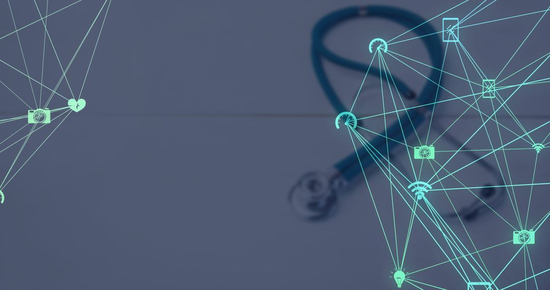 Digital Medical Network with Stethoscope for Global Health Connections