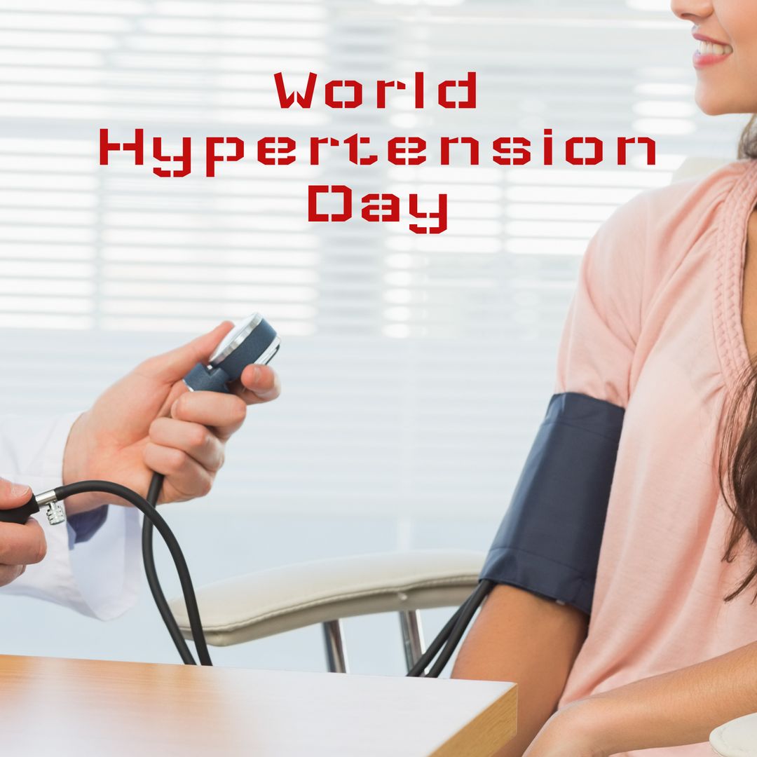 World Hypertension Day Health Monitoring Concept