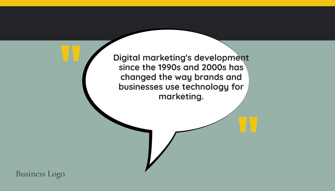 Digital Marketing Evolution Highlighting Brand Strategy Transformation