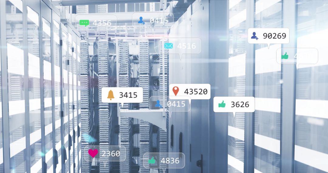 Digital Data Flow with Social Media Interaction in Data Center