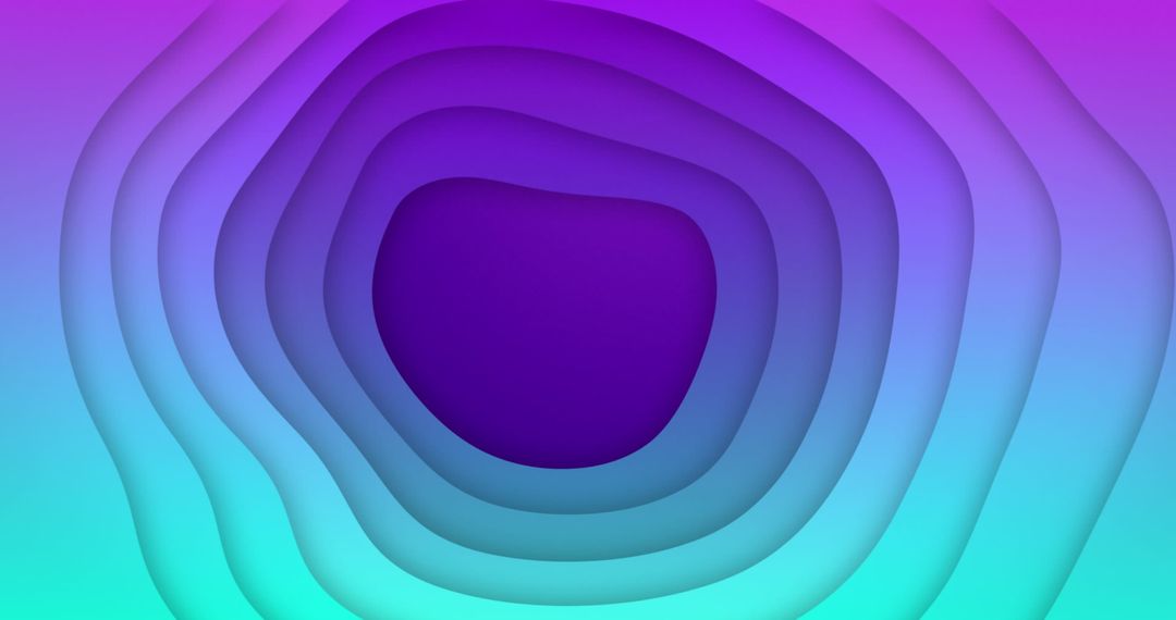 Colorful Abstract Layers with Purple Gradient Center