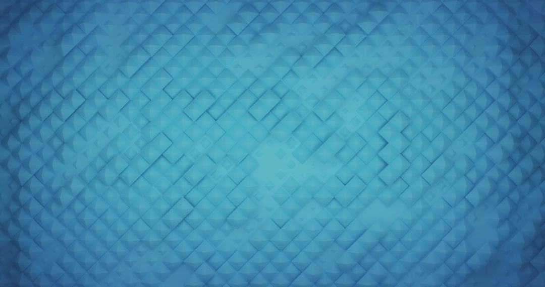 Abstract Blue Geometric Pattern of Dynamic Tiles