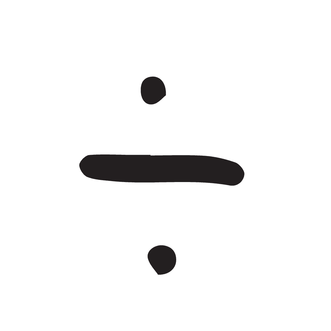 Hand Drawn Transparent Division Sign Vector