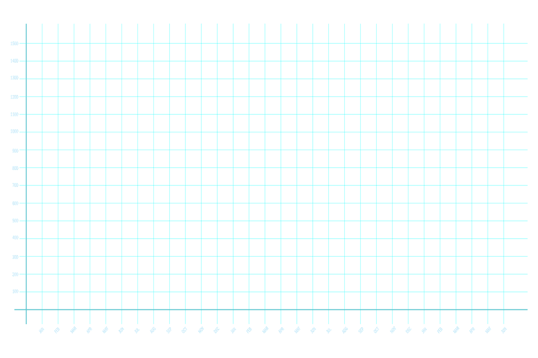 Blue Grid Diagram with Transparent Background for Business Projects