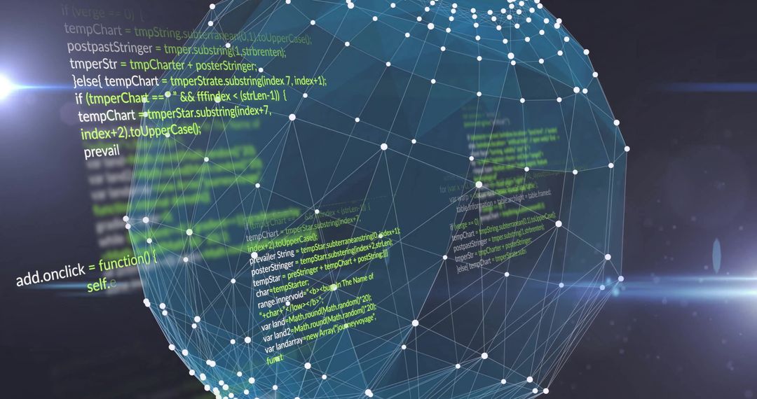 Global Data Processing with Digital Network Sphere