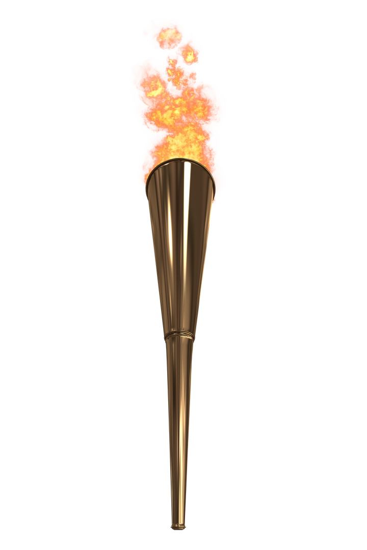 Digital Illustration of Olympic Torch on Transparent Background - Download Free Stock Images Pikwizard.com