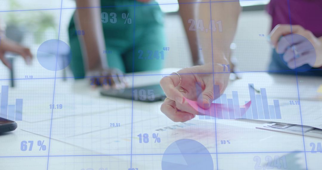 Collaborative Data Analysis and Financial Planning in Office