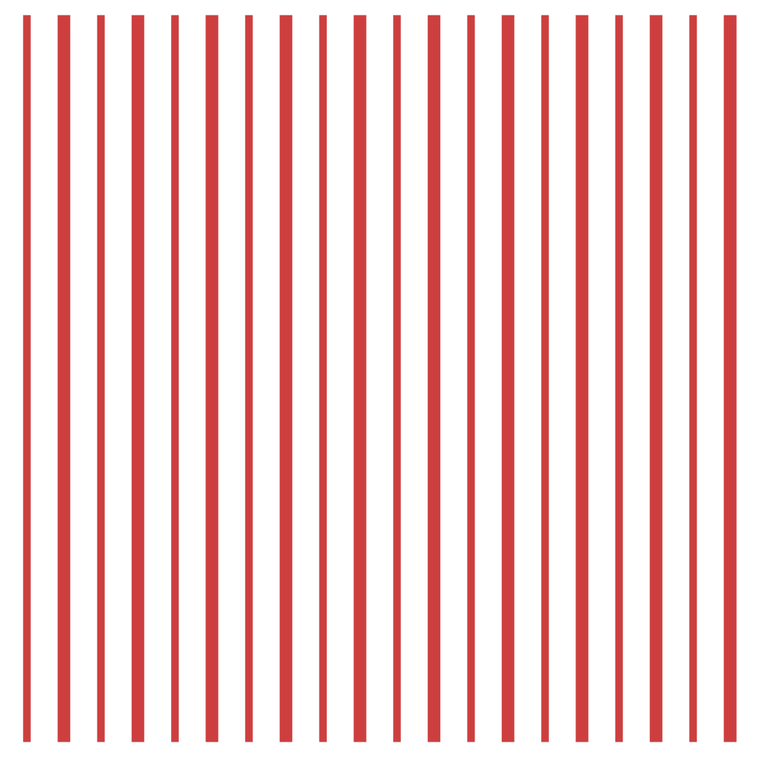 Seamless red vertical stripe pattern on transparent background