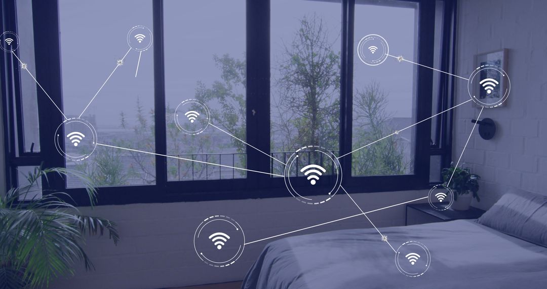 Smart Home Network Technology in Modern Bedroom