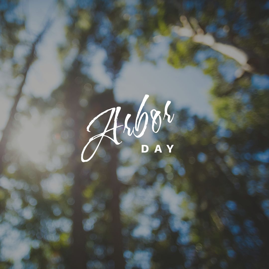 Arbor Day Celebration in Lush Forest Environment