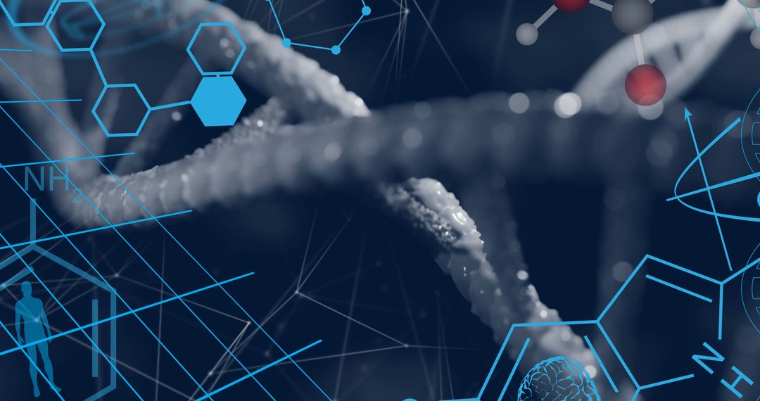 DNA Structure and Medical Data Network Background