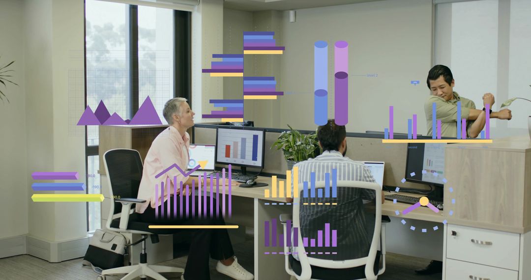 Collaborative Office Environment Analyzing Digital Graph Data