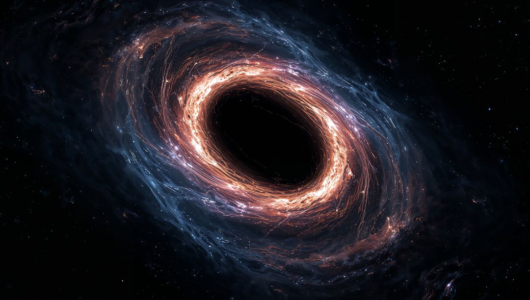 Intricate Accretion Disk Spinning Around Mysterious Black Hole