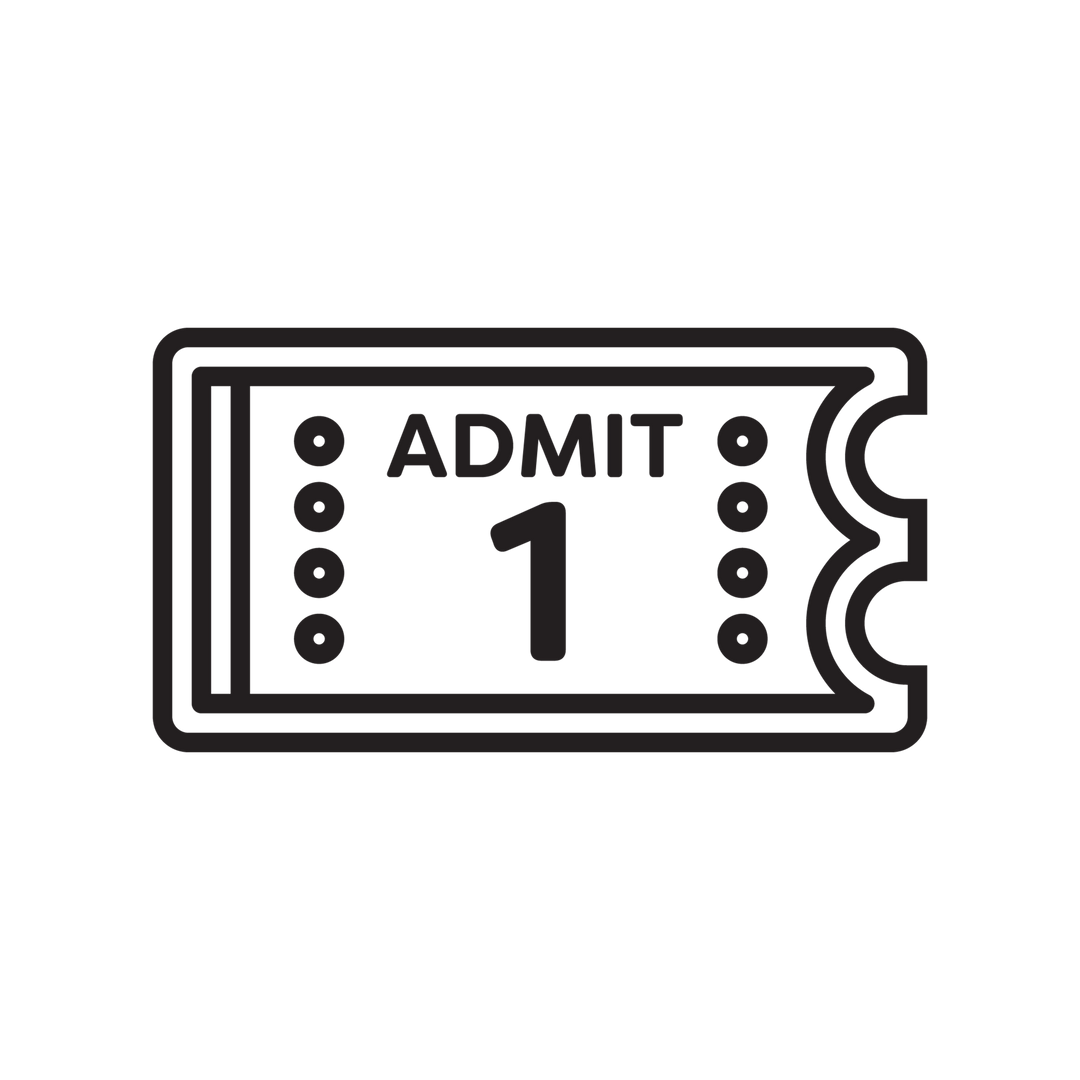 Transparent Admit One Ticket Icon Outline Vector - Download Free Stock Images Pikwizard.com