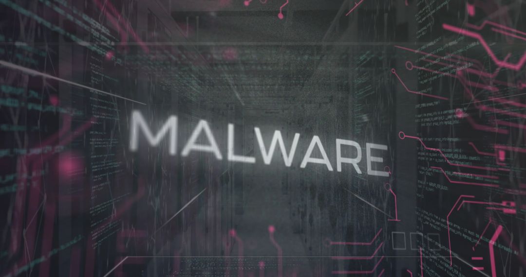 Digital Malware Themes with Floating Binary and Circuitry - Free Images, Stock Photos and Pictures on Pikwizard.com