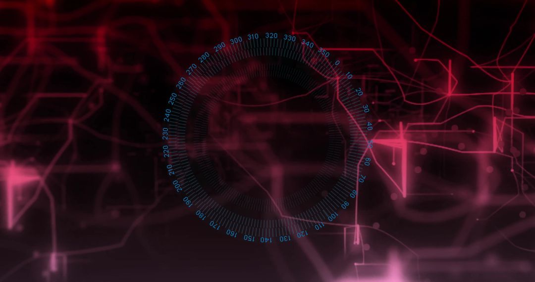 Digital Data Analysis with Futuristic Scope Display