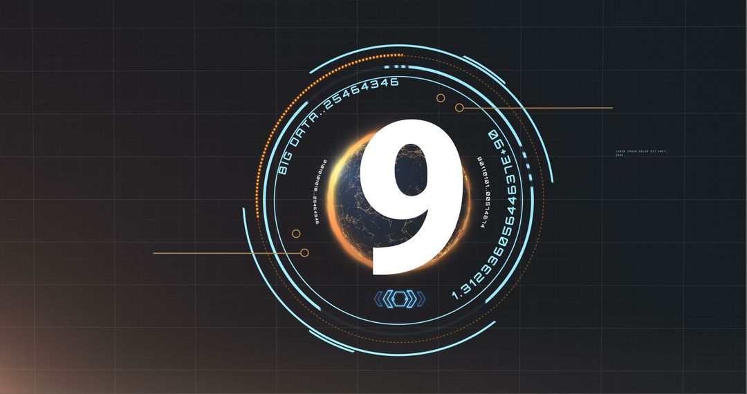 High-Tech Digital Countdown Timer