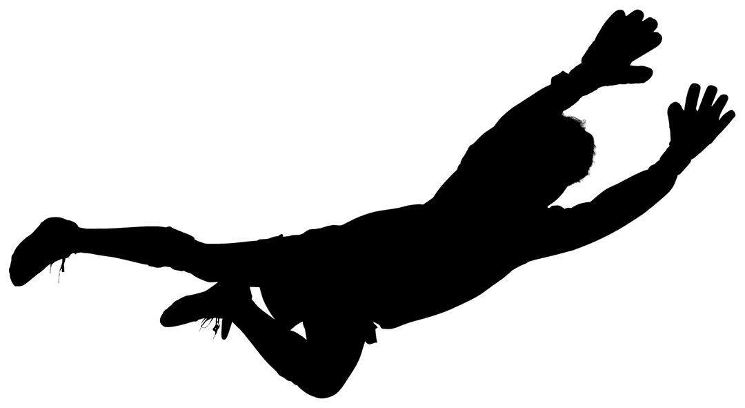 Transparent Silhouette of Goalie Making Save with Gloves
