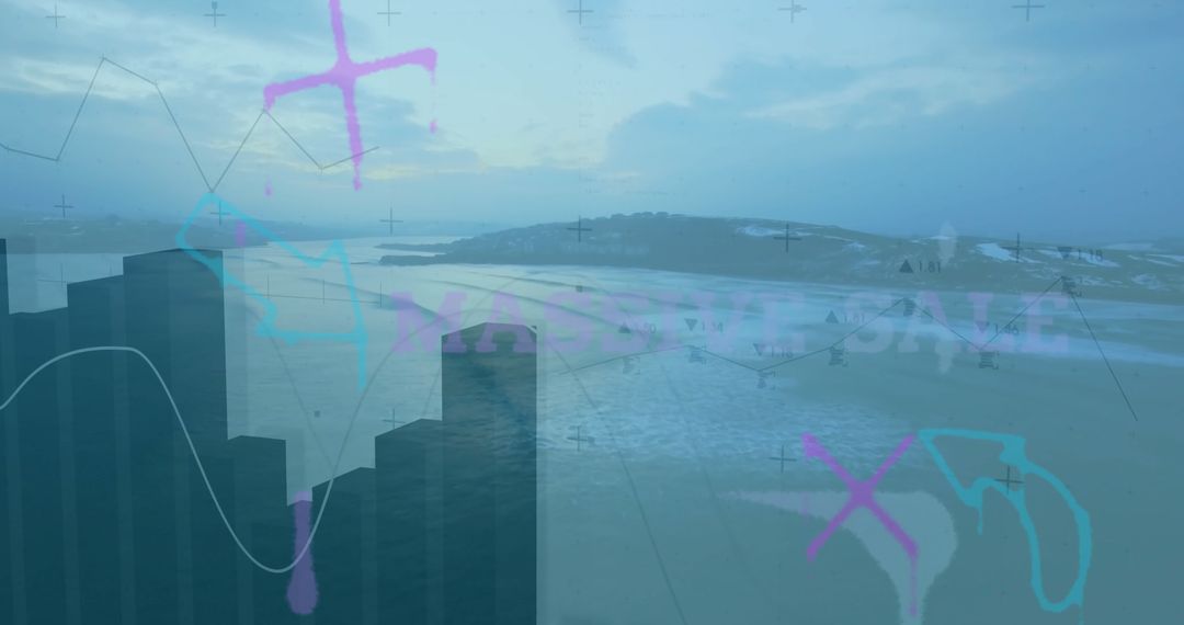 Analyzing Coastal Data via Digital Interface with Bar Charts and Graphs