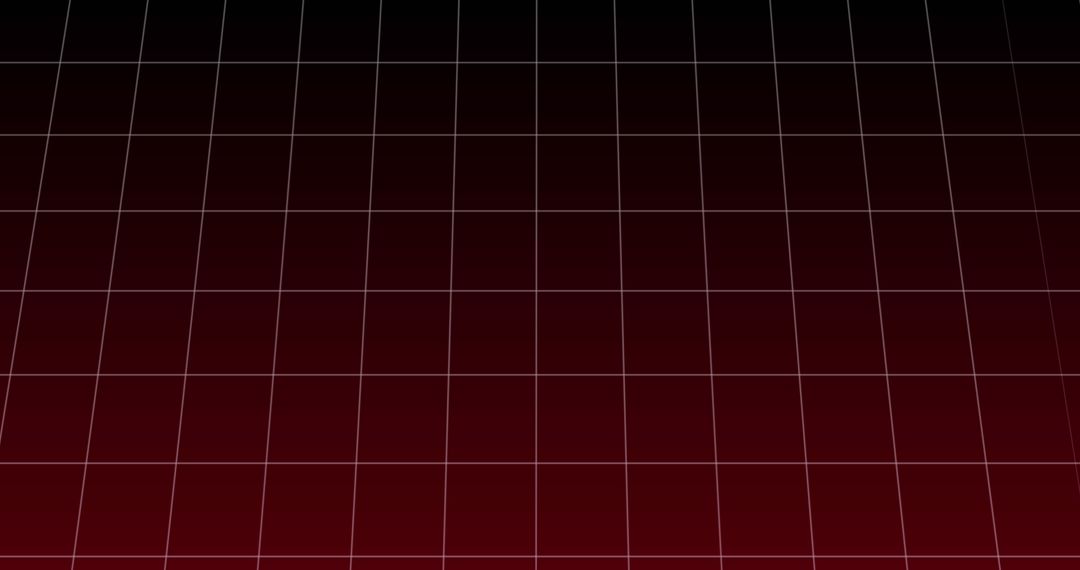 Red Grid with Financial Data Flow Overlays