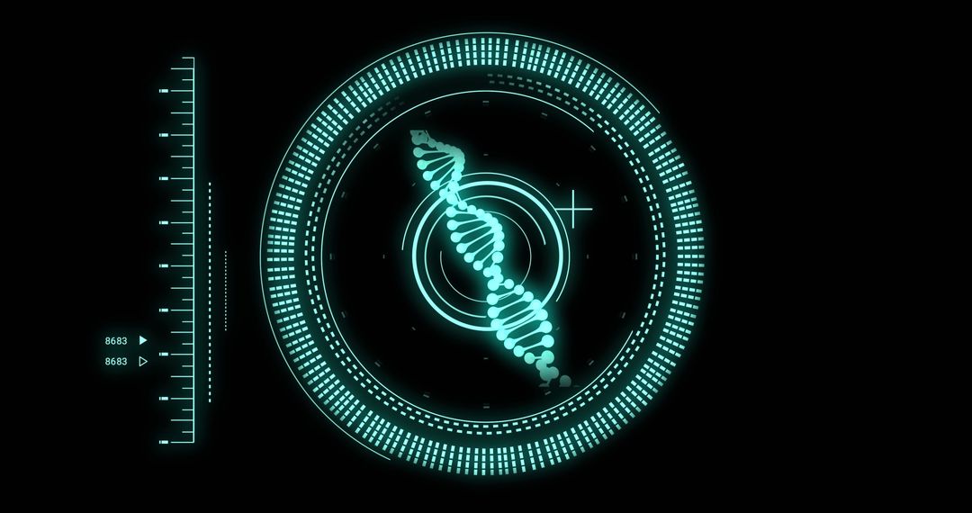 Digital Interface with DNA Strand Scanning Visualization