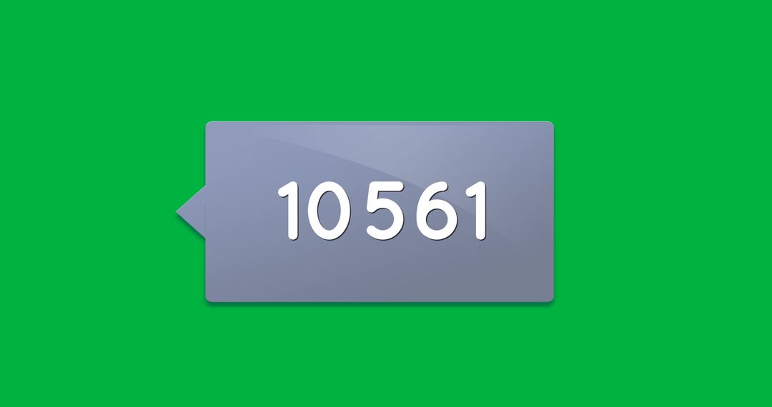 Overflowing Social Media Notifications on Green Background