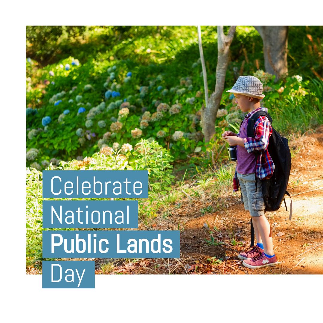 Young Boy Exploring Nature on National Public Lands Day