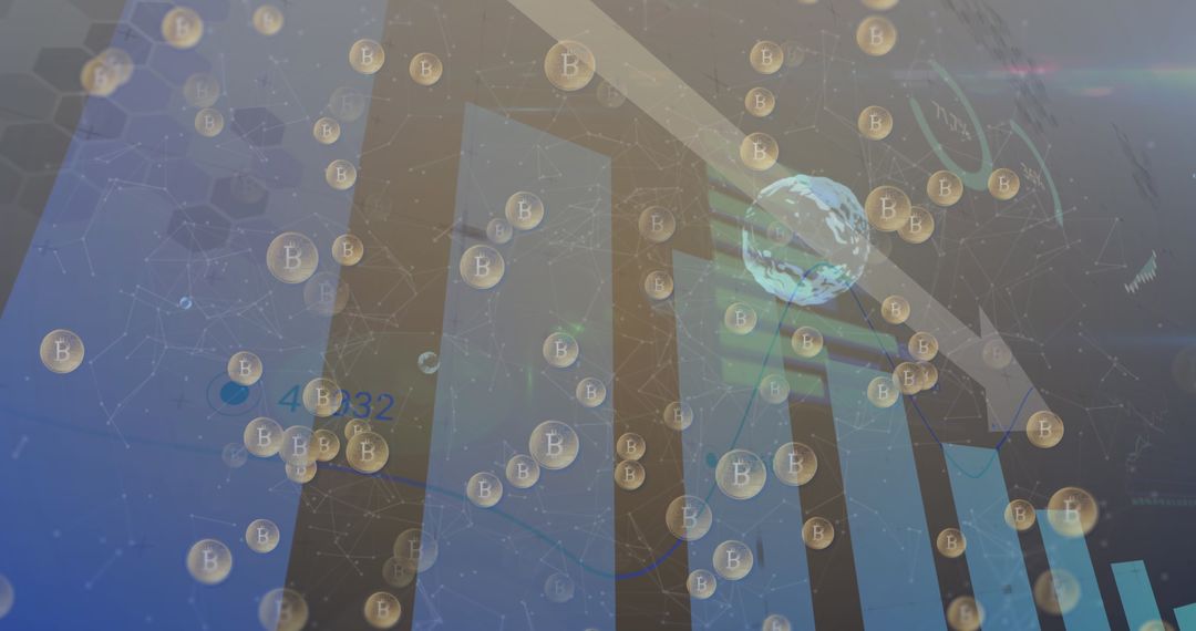 Bitcoin Market Downtrend with Statistical Overlay