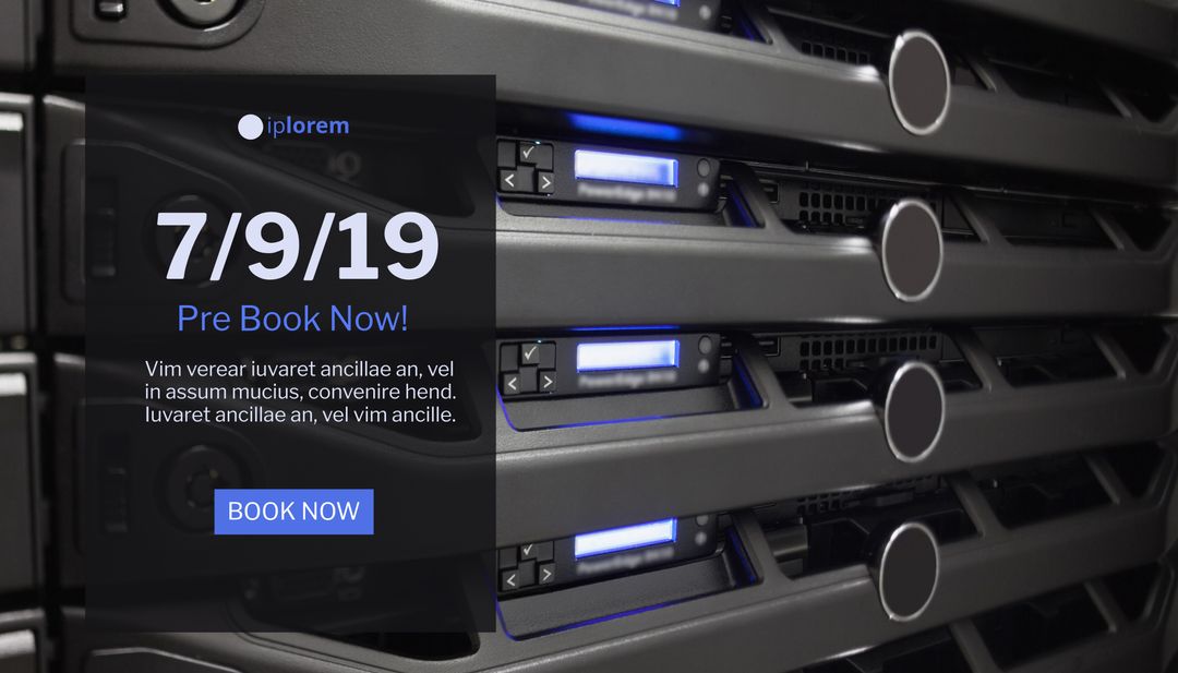 Sleek Server Racks for Tech Events and Product Launches Advertisement