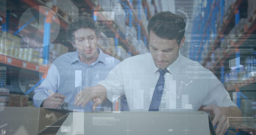 Digital Data Overlay with Warehouse Operations