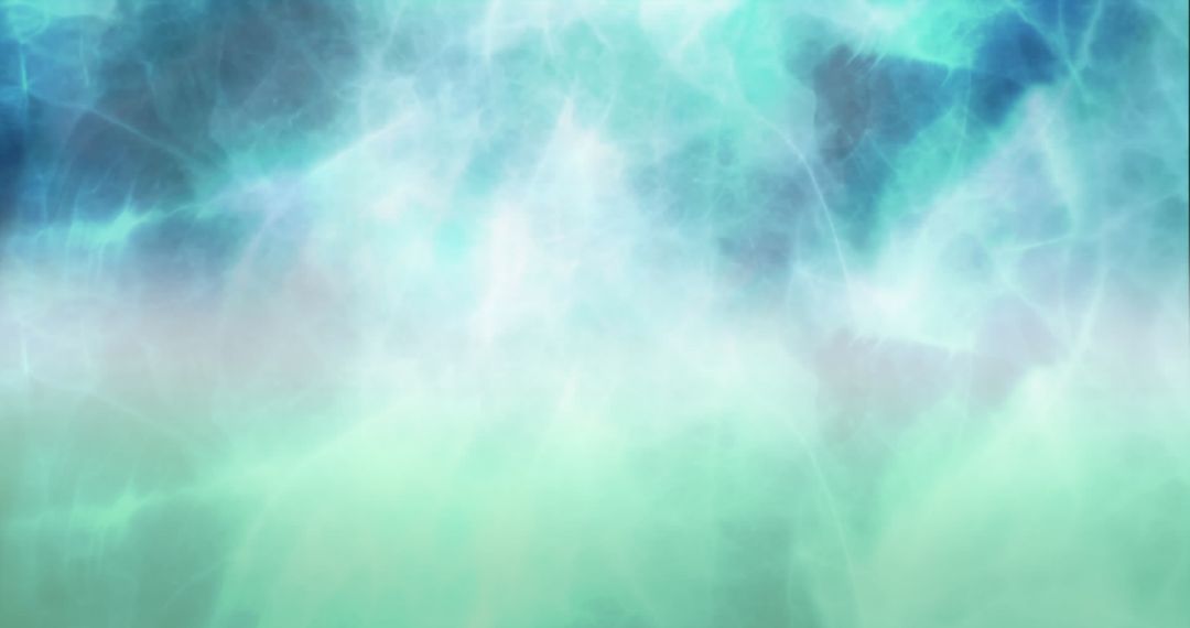 Abstract Moving Green Smoke Clouds Background