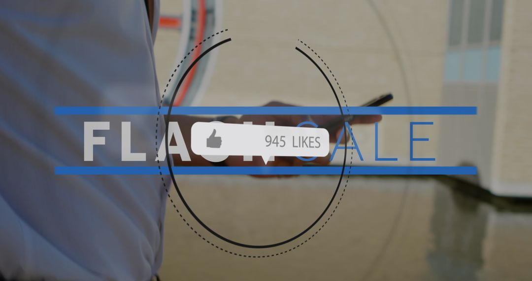 Digital Marketing Flash Sale Notice with 945 Likes