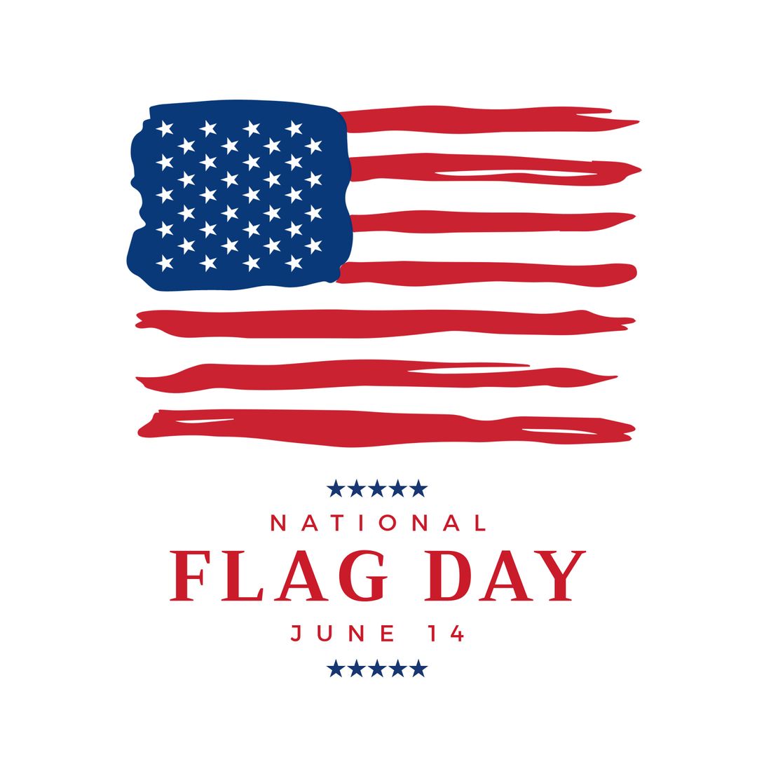 National Flag Day USA Celebration Banner Concept June 14