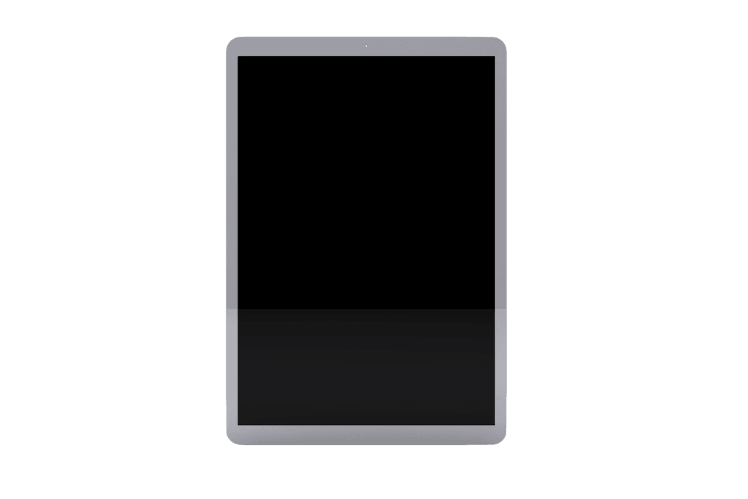 Transparent Digital Tablet with Blank Screen Display Mockup