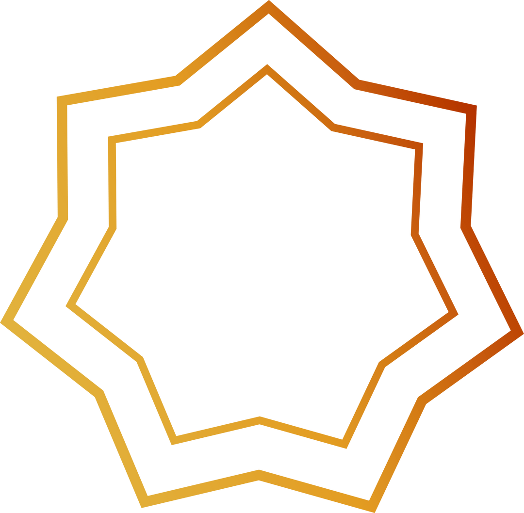 Transparent Vector with Orange Gradient Geometric Star Shape - Download Free Stock Images Pikwizard.com