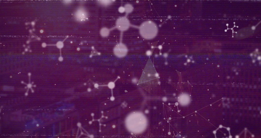 Digital Global Network Background with Data Connections