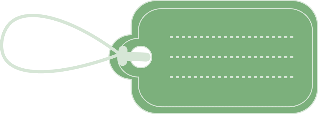 Green Tag with Copy Space on Transparent Background Vector - Download Free Stock Images Pikwizard.com