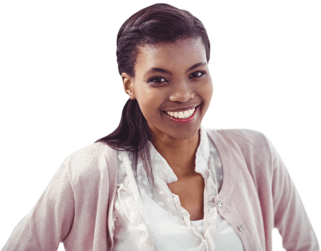 Smiling Creative Businesswoman Transparent Background Image