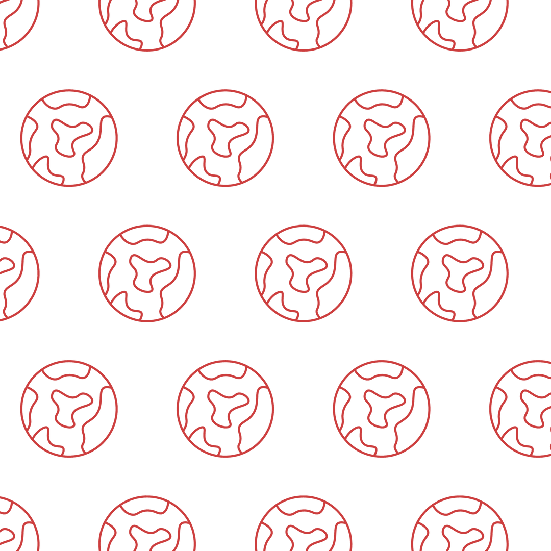 Red Globe Outline Pattern on Transparent Background Vector Art - Download Free Stock Images Pikwizard.com