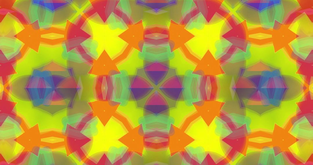 Vibrant Kaleidoscopic Patterns in Motion