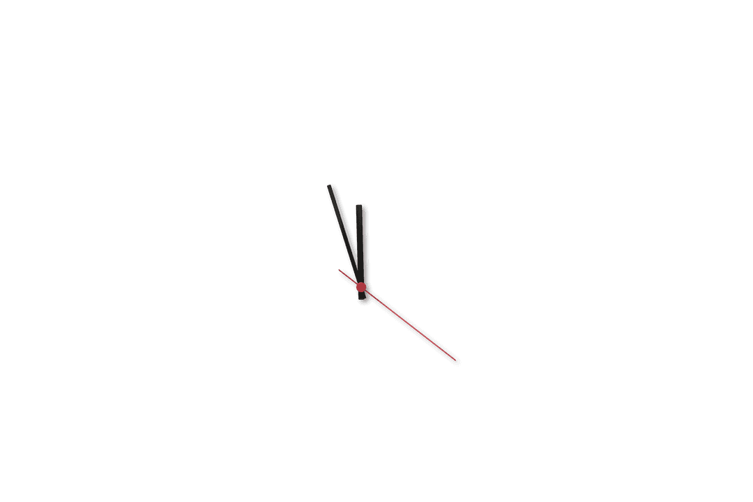 Minimalist Transparent Clock Hands Without Numbers - Download Free Stock Images Pikwizard.com