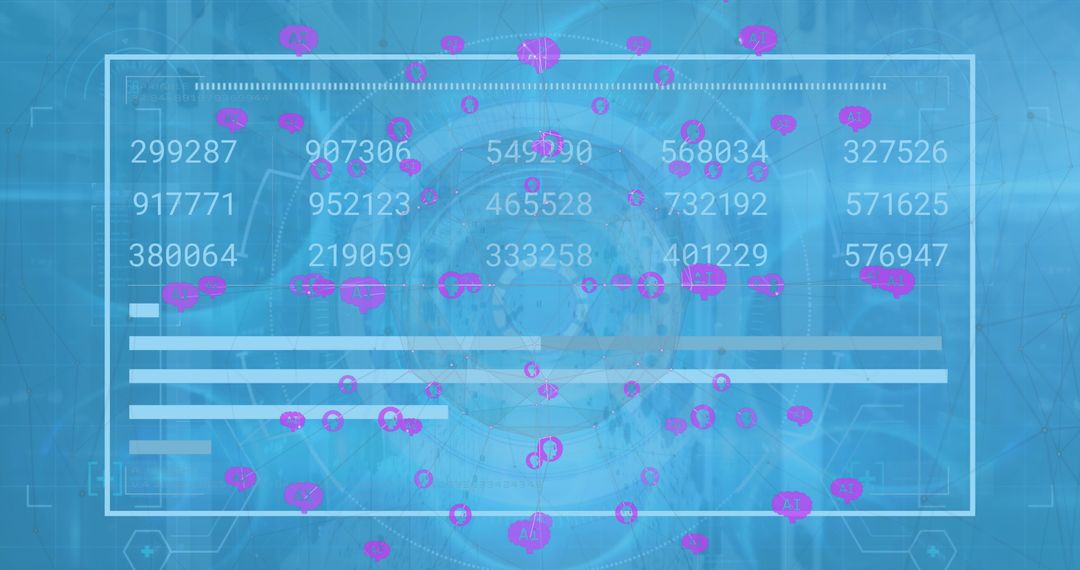 Holographic Interface Displaying Global Data and Analytics Concept