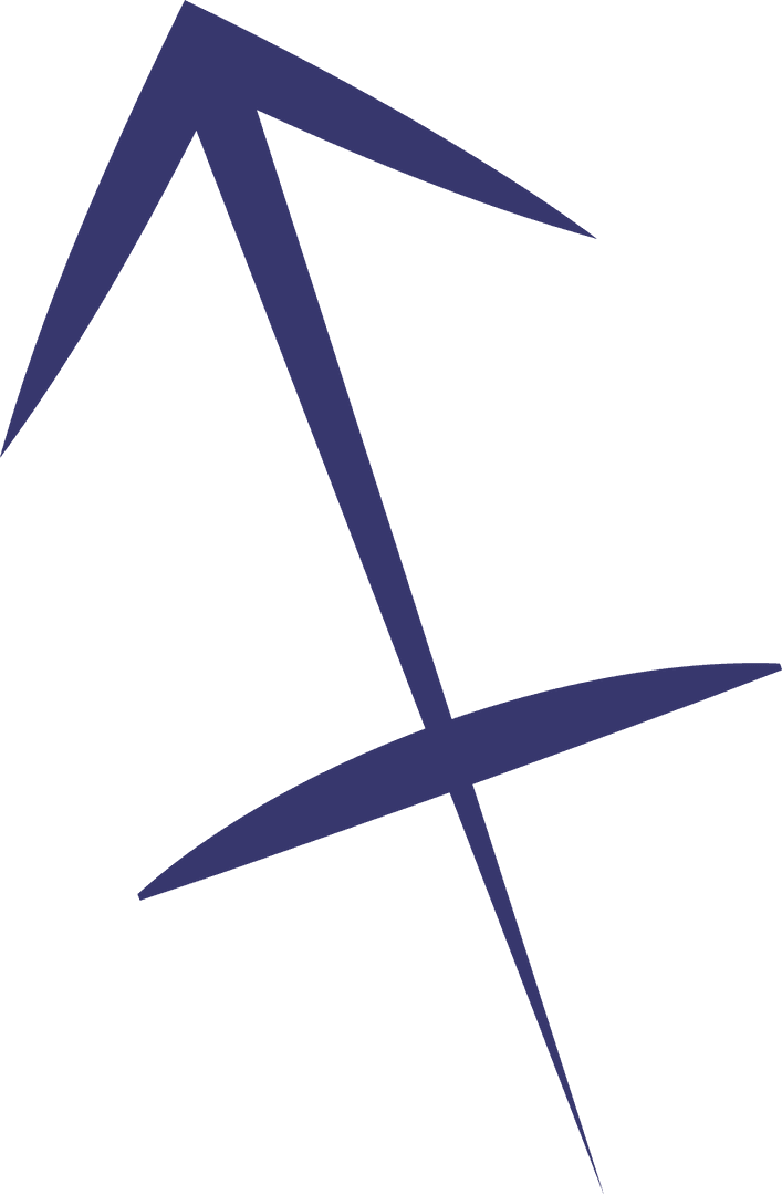 Transparent Intersecting Triangles Minimalist Symbol