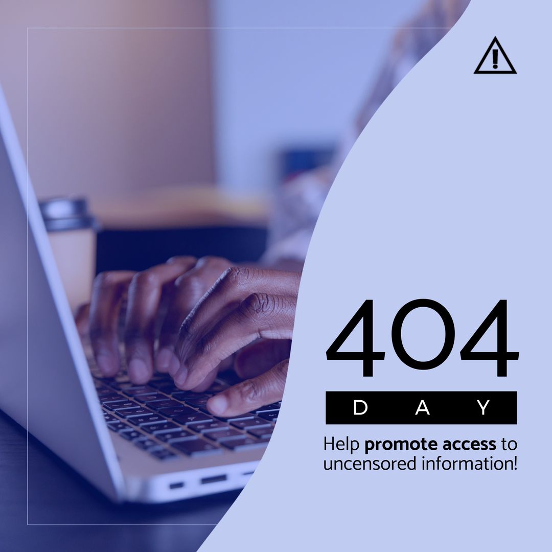 Data Privacy Awareness Hands Typing on Laptop