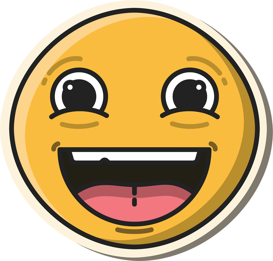 Happy Smiling Emoji Icon on Transparent Background for Social Media - Download Free Stock Images Pikwizard.com