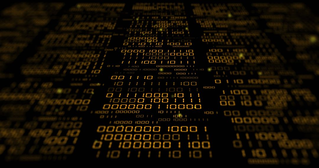 Abstract Binary Code Stream in Digital Data Flow - Free Images, Stock Photos and Pictures on Pikwizard.com