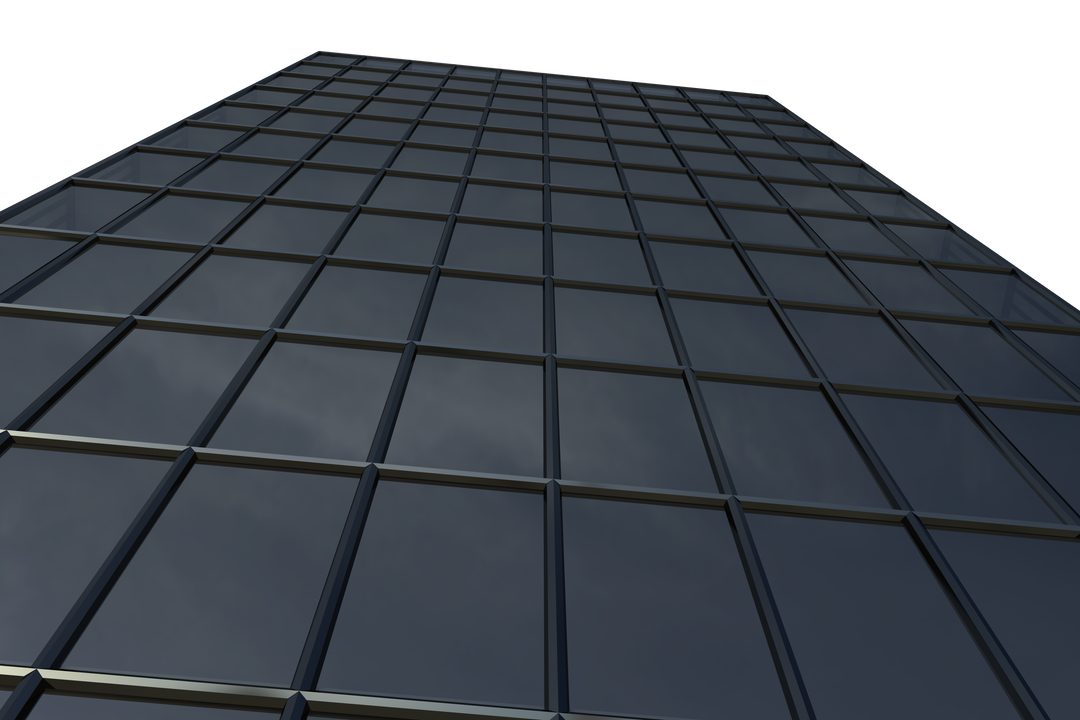 Low Angle View of High Office Building with Transparent Glass Windows - Download Free Stock Images Pikwizard.com