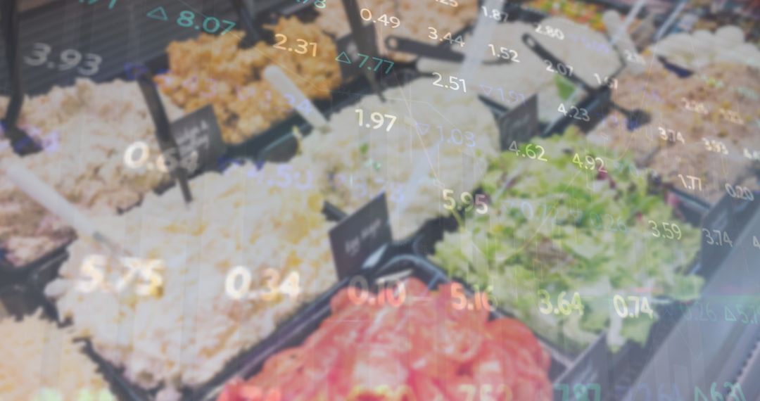 Data Graphs Abstraction Over Fresh Food Buffet in Restaurant
