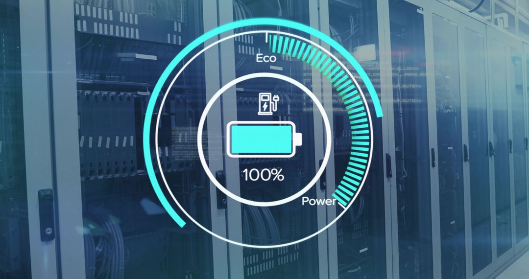 Digital Power Meter Overlay in Modern Data Center