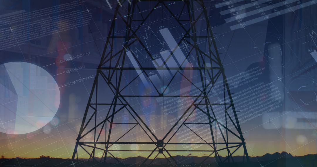 Digital Overlapping of Energy Infrastructure and Data Analysis